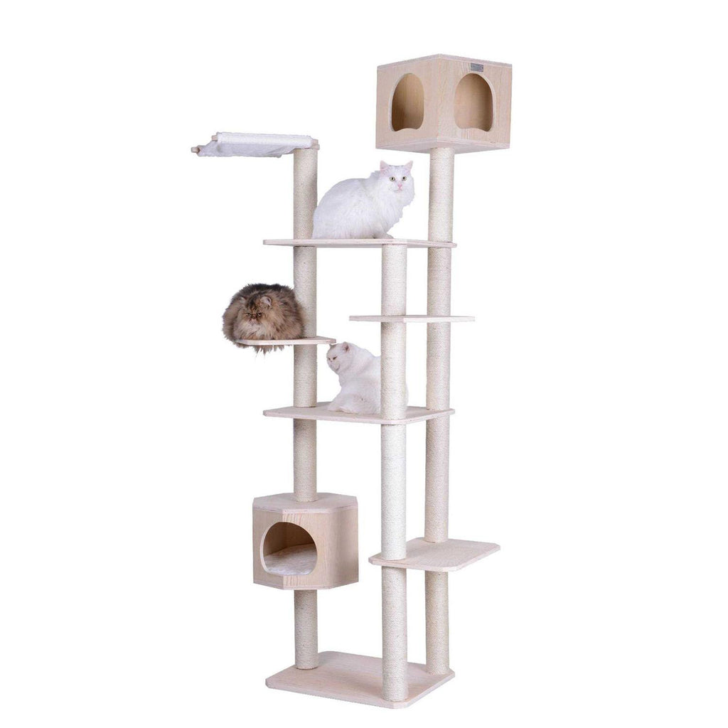 89-Inch Seven Levels Real Wood Cat Tree U4667
