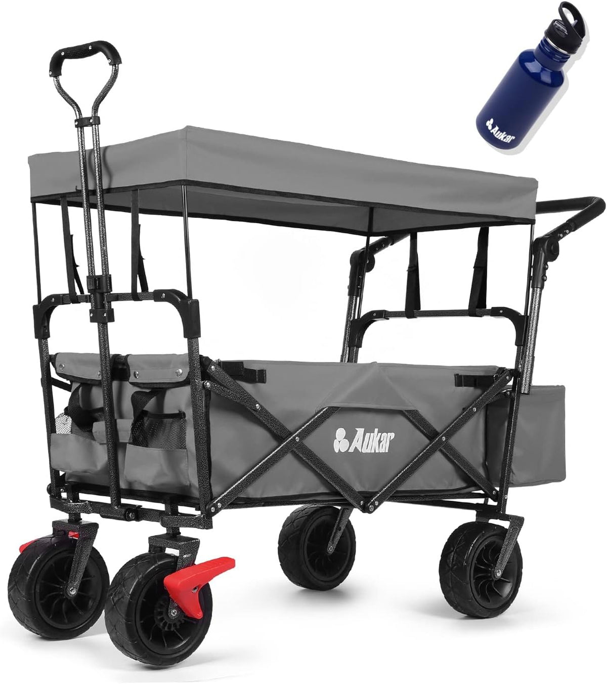 Collapsible Heavy Duty Utility Cart with All Terrain Wheels X4087