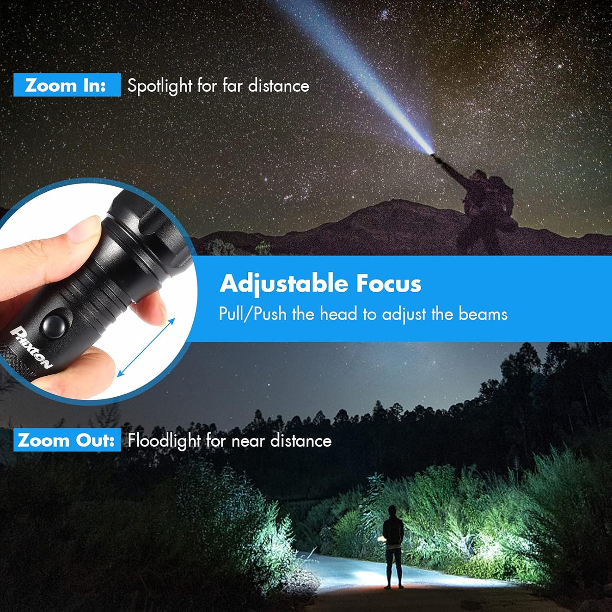 Rechargeable 5000 lumen LED Tactical Flashlight D263