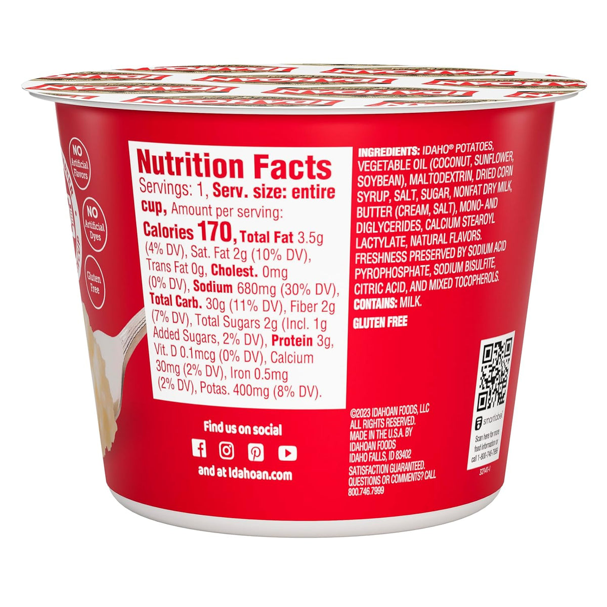Buttery Homestyle Mashed Potatoes, 1.5 oz H33142