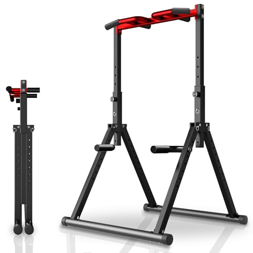 Foldable Pull Up Dip Station I86358