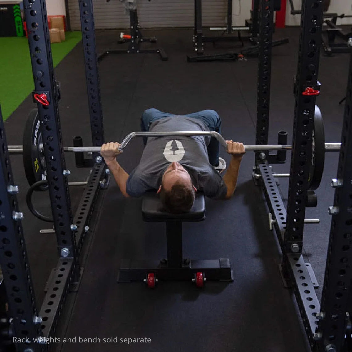 7 FT Cambered Olympic Bench Press Bar H373122