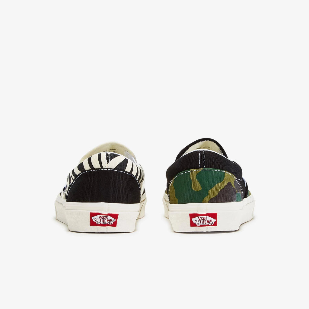Zebra/Camo Slip-On Shoes Q72214