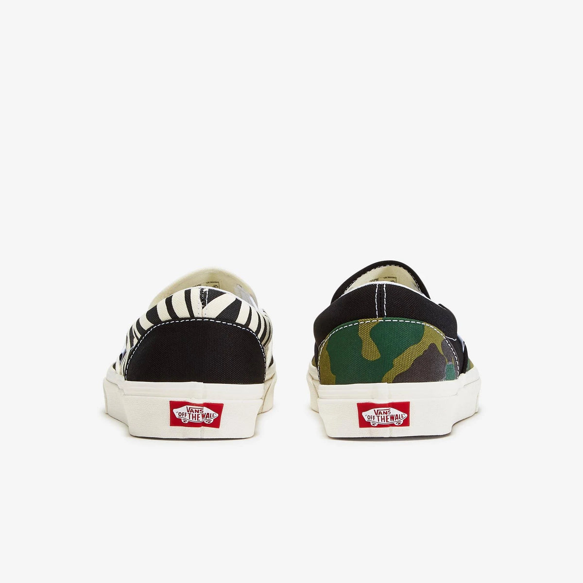 Zebra/Camo Slip-On Shoes Q72214