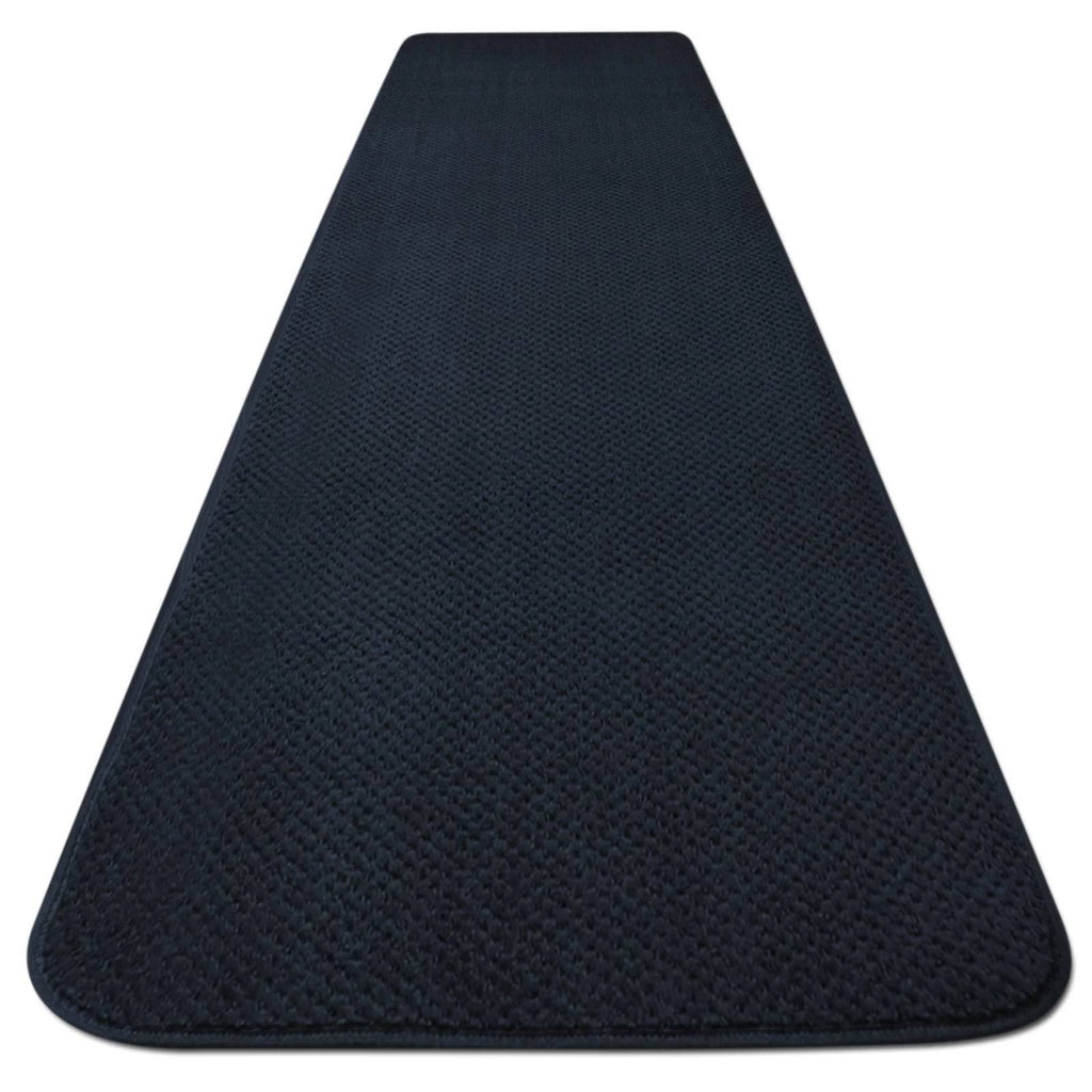 Navy Blue Skid-Resistant Carpet Runner R852446