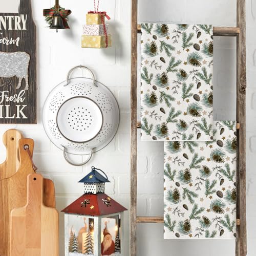 Christmas Kitchen Dish Towels 18x26 Inch Set of 2 W759715