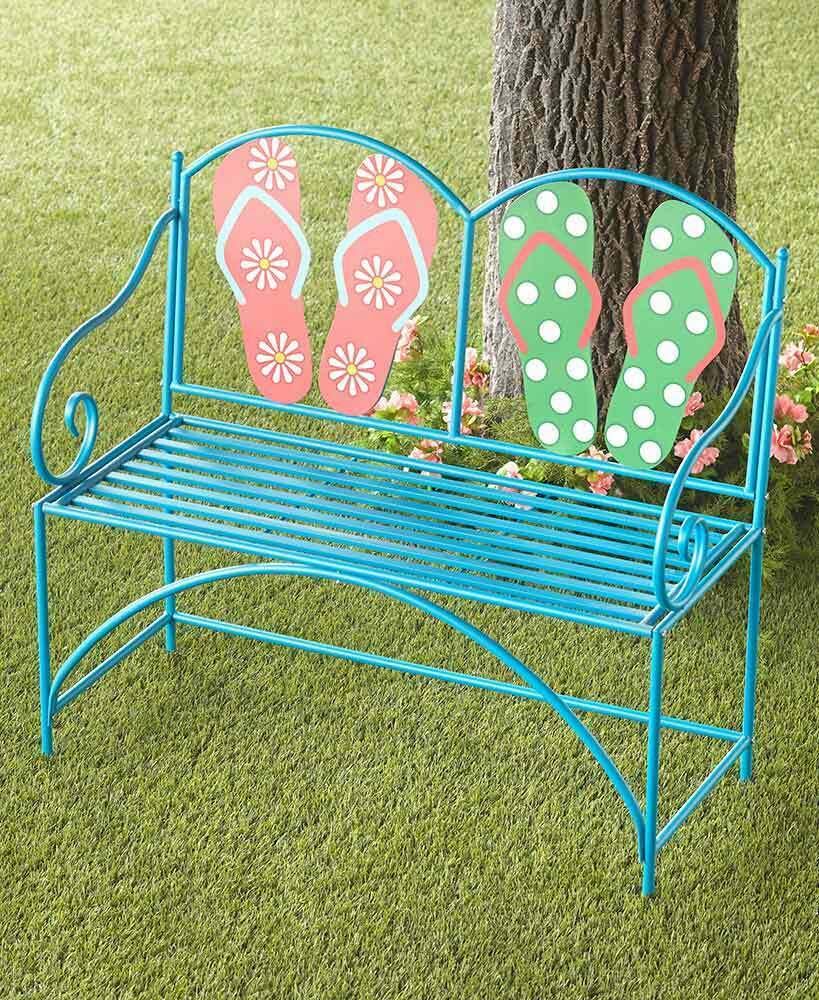 Tropical Beach Theme Garden Bench B5614