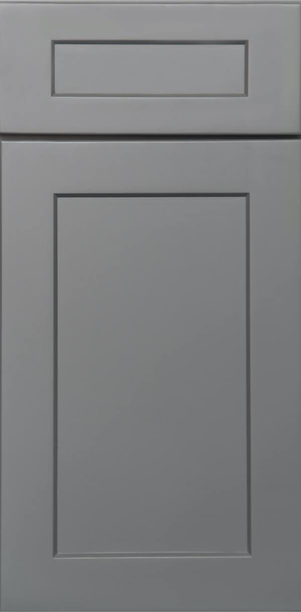 Grey 36x22 x 34.5x22 x 24x22 Sink 2 Doors 2 False Drawers Base Cabinet High-Density Fiberboard L153589