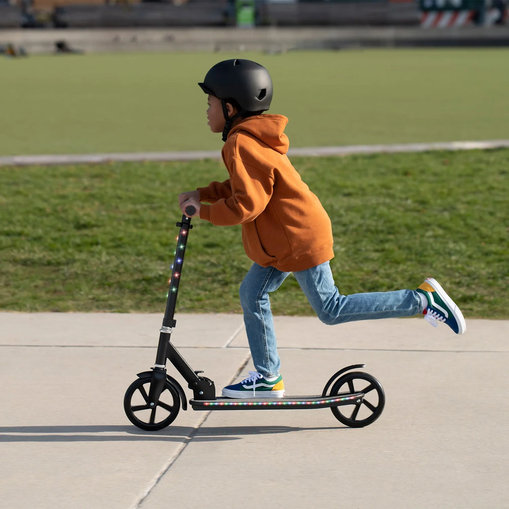 Black 2-Wheel Kick Scooter J4636