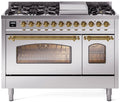 48 Dual Fuel Natural Gas Range Stainless Steel S921815