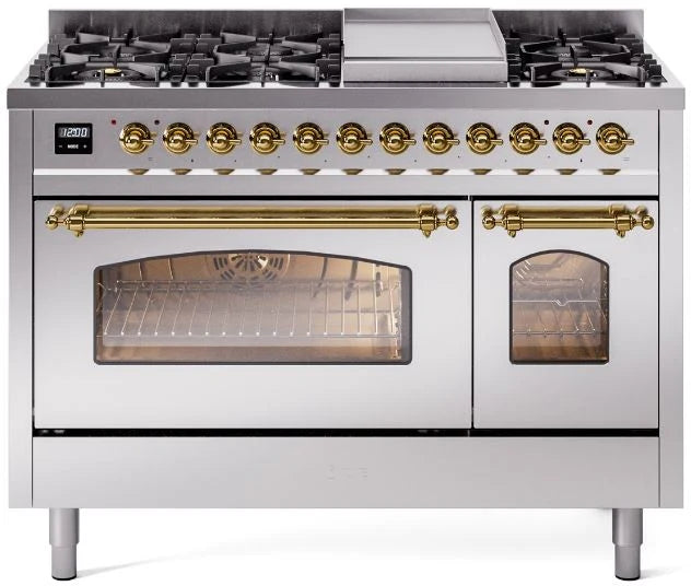 48 Dual Fuel Natural Gas Range Stainless Steel S921815