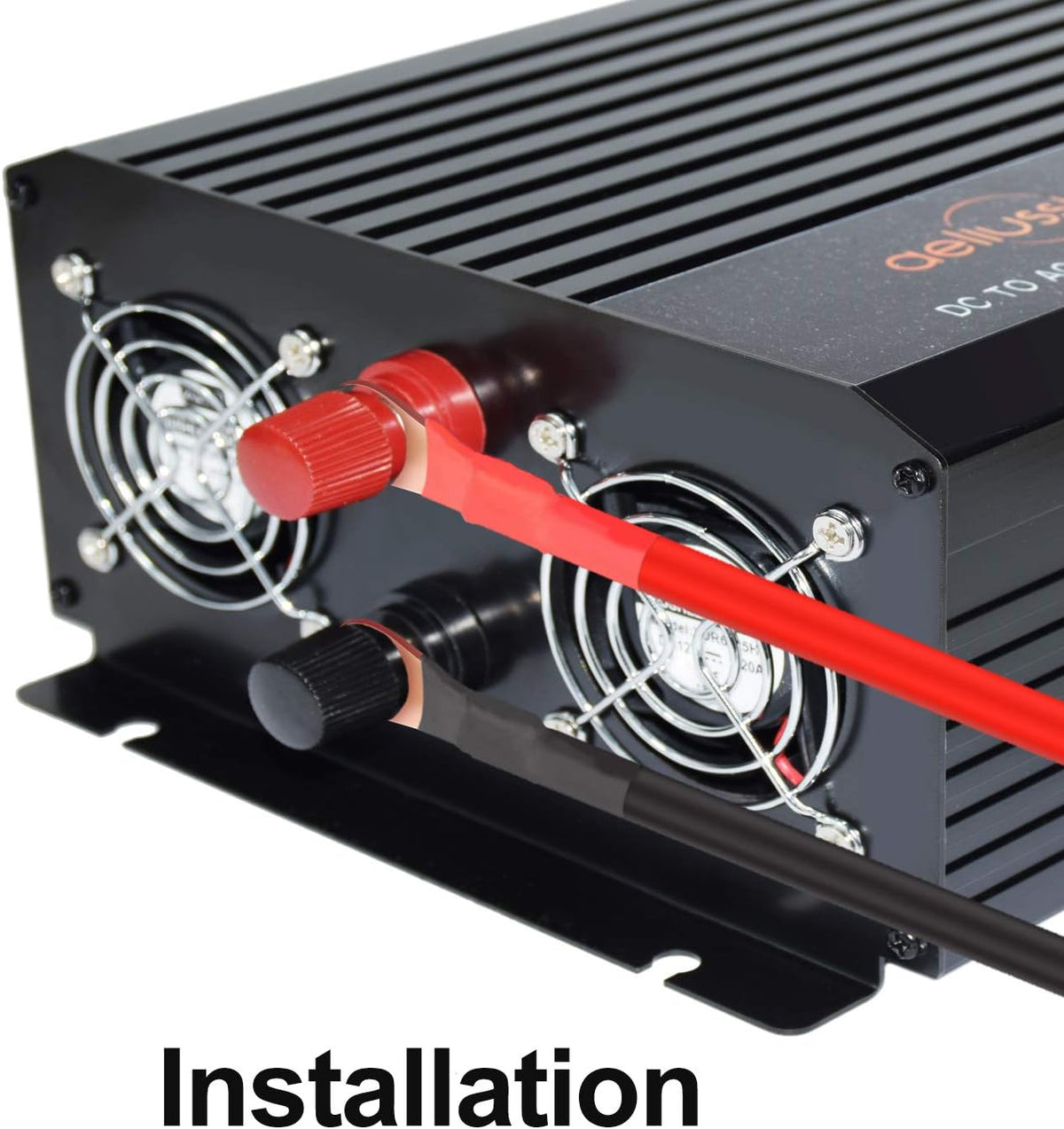 1500 Watt Pure Sine Wave Power Inverter 24V DC to AC 110V 120V with LCD Display and Remote Switch H513085