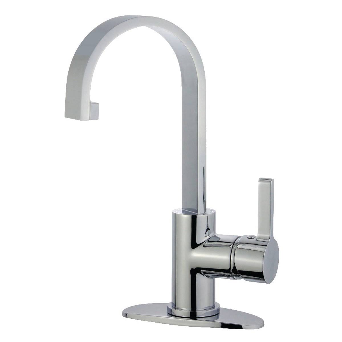 Polished Chrome Single-Handle Bathroom Faucet O701