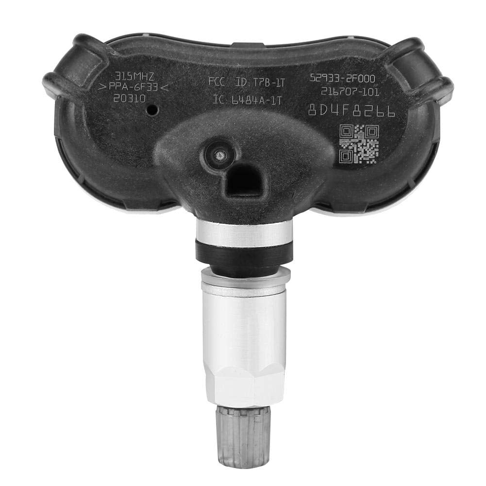 4pcs Car TPMS Tire Pressure Sensor Black Silver O976392