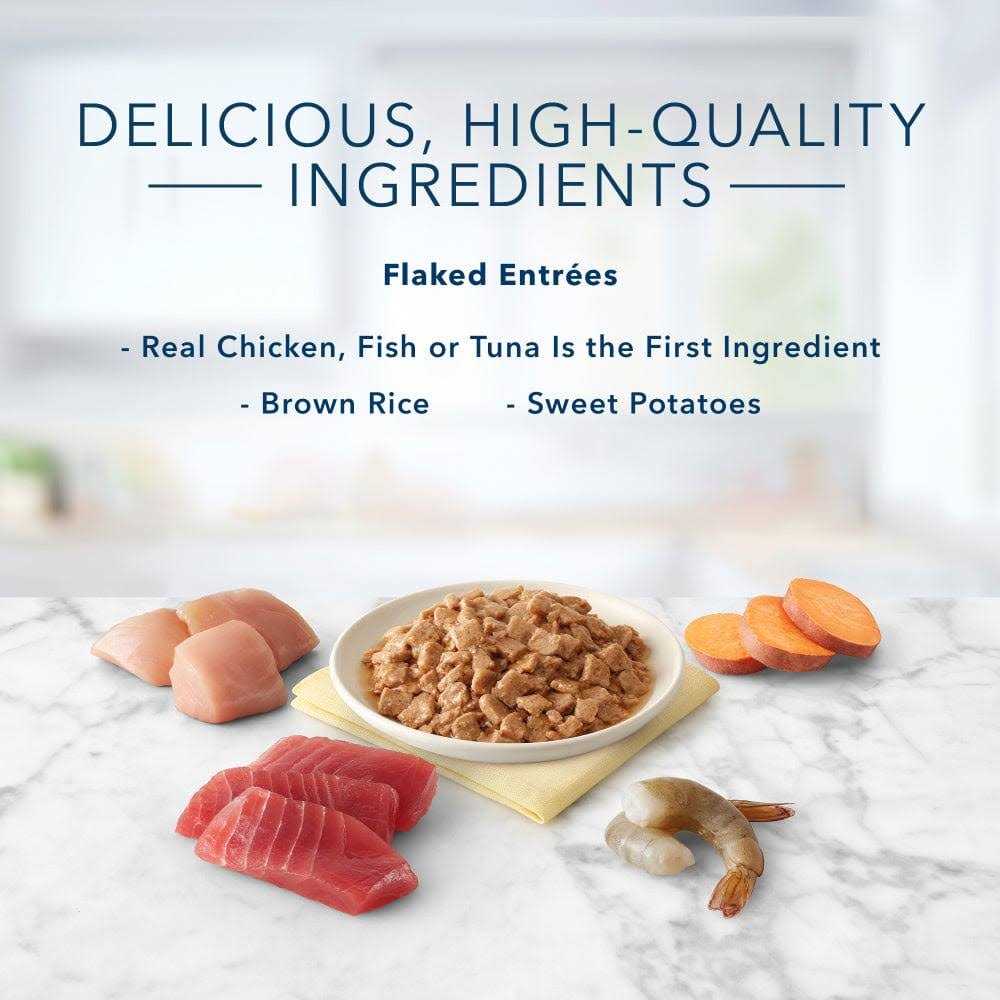 Tuna Chicken Fish Shrimp Flaked Wet Cat Food I443