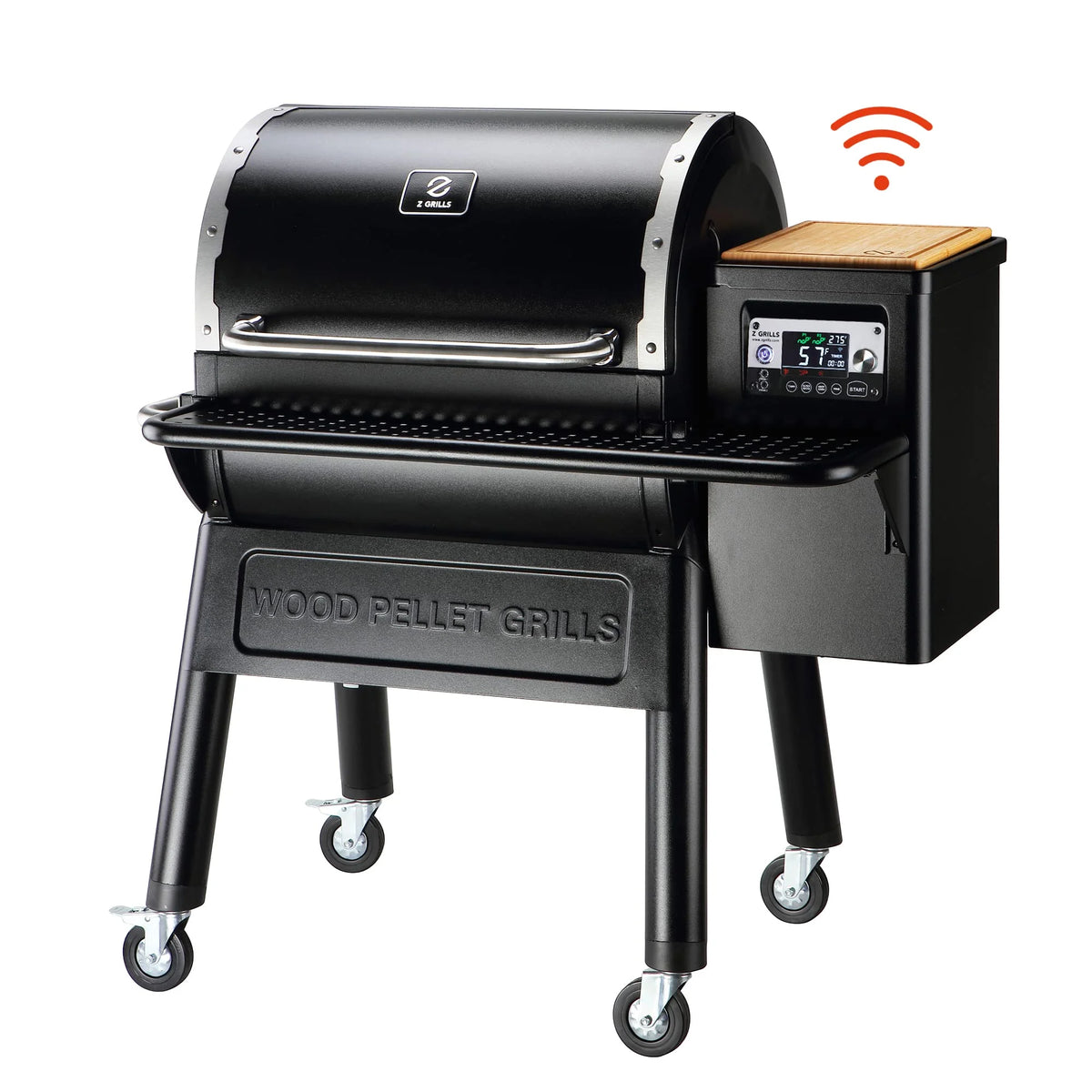 Wood Pellet Grill & Smoker with WIFI, PID Controller, 709 sq. in, Black X445