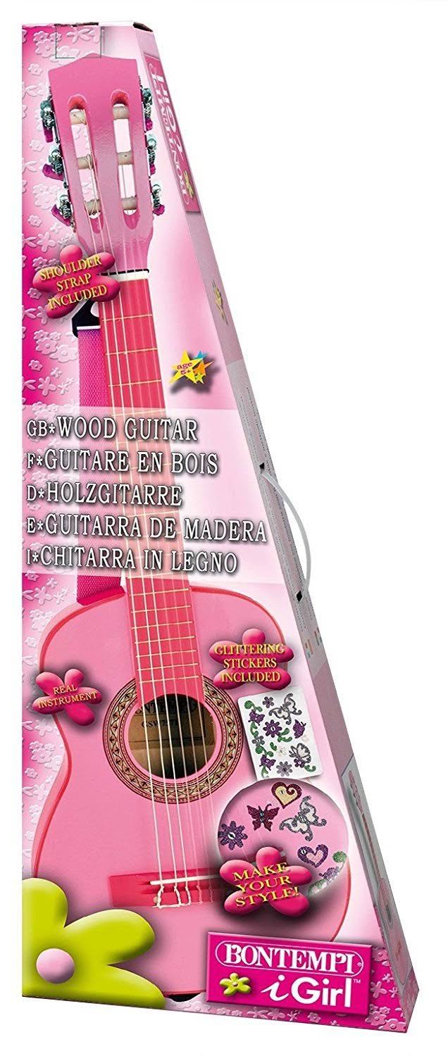 Pink Wood Guitar 75 cm U141
