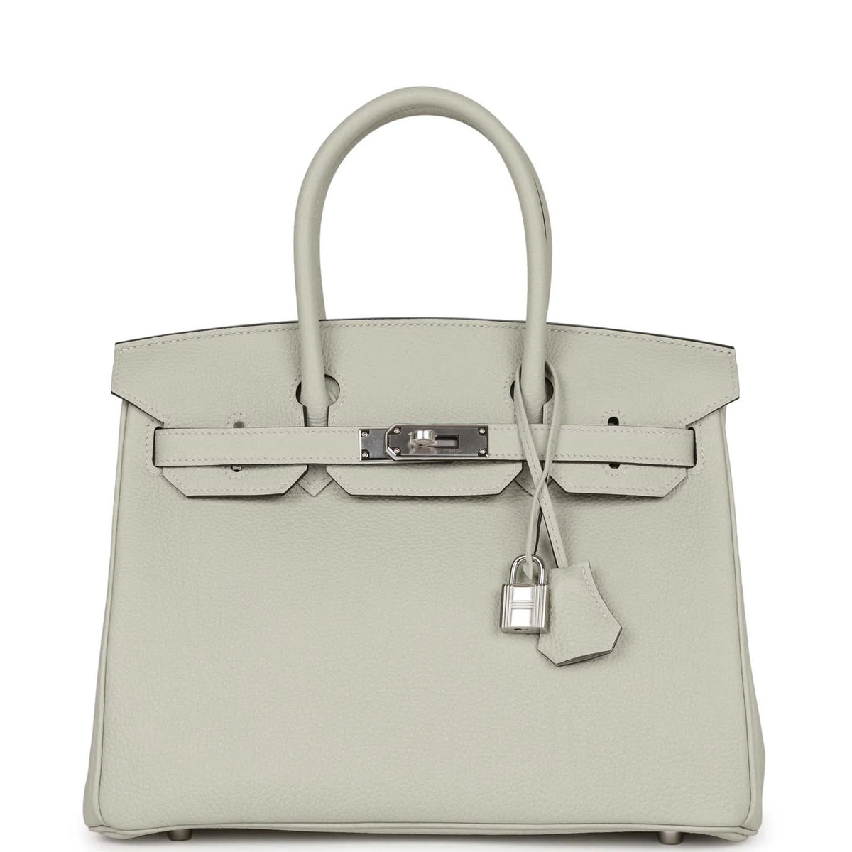 Birkin 30 Gris Neve Togo Palladium Hardware O894
