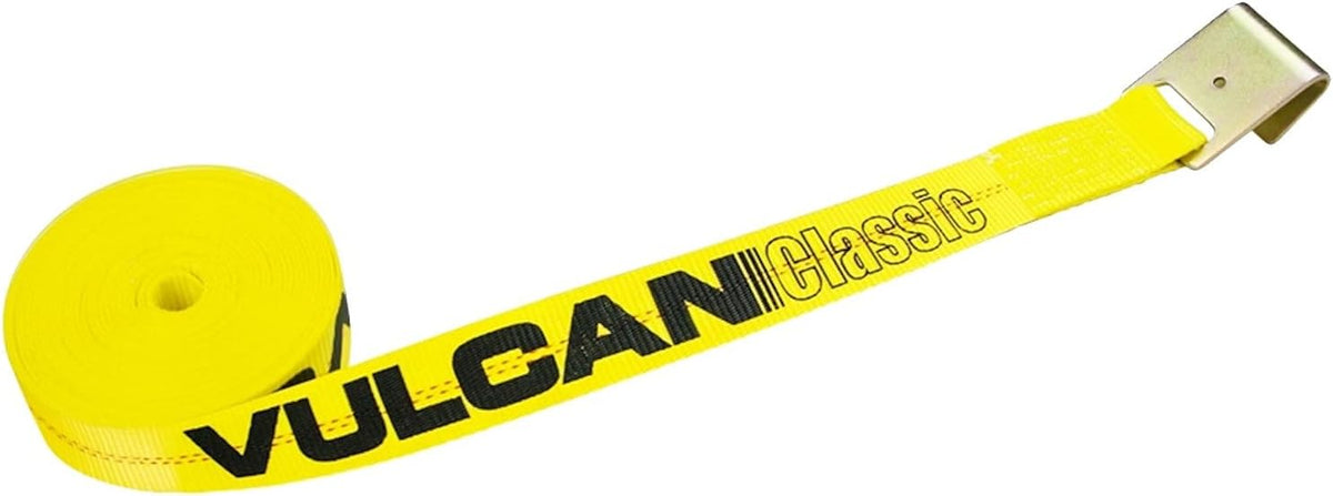 8 Pack 2 Inch x 27 Foot Ratchet Strap with Flat Hooks Q1484