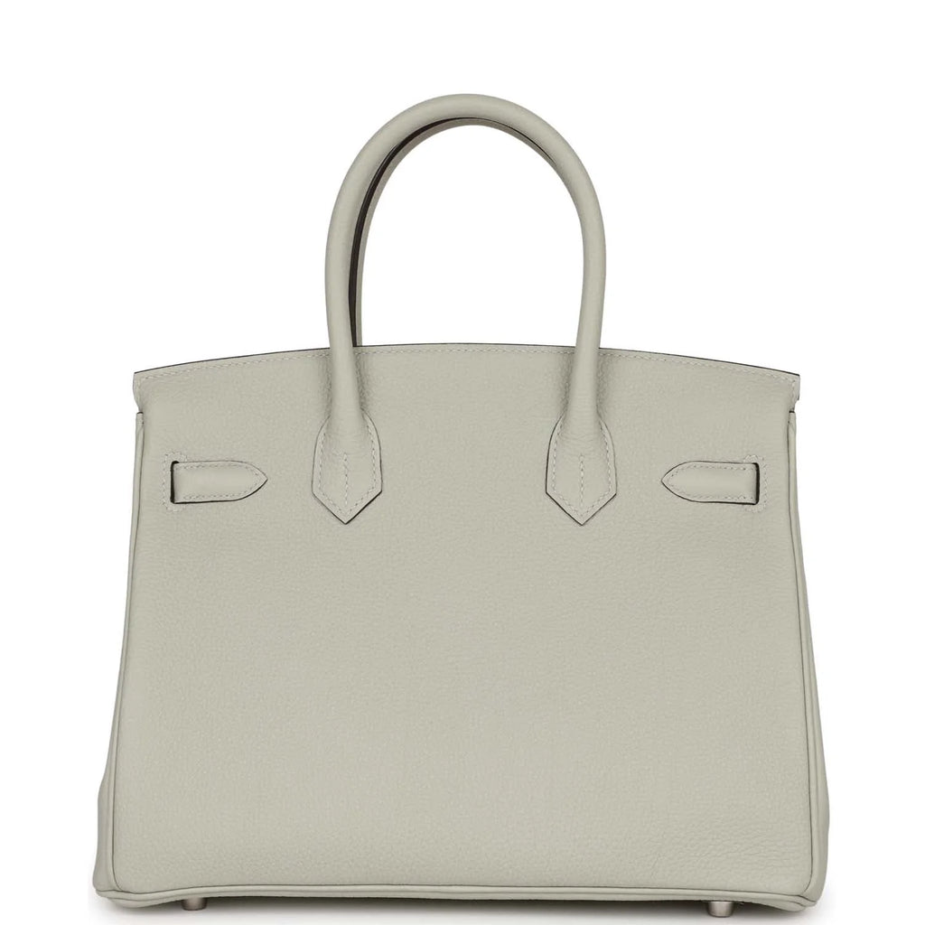 Birkin 30 Gris Neve Togo Palladium Hardware O894