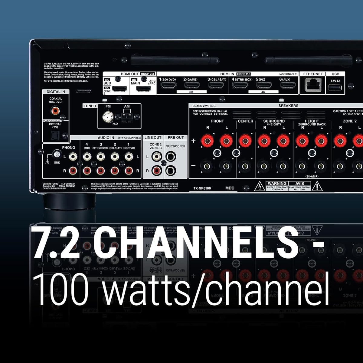 7.2 Channel Network AV Receiver J349