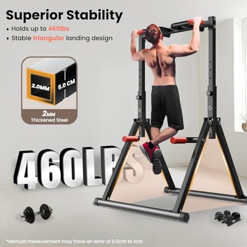 Foldable Pull Up Dip Station I86358
