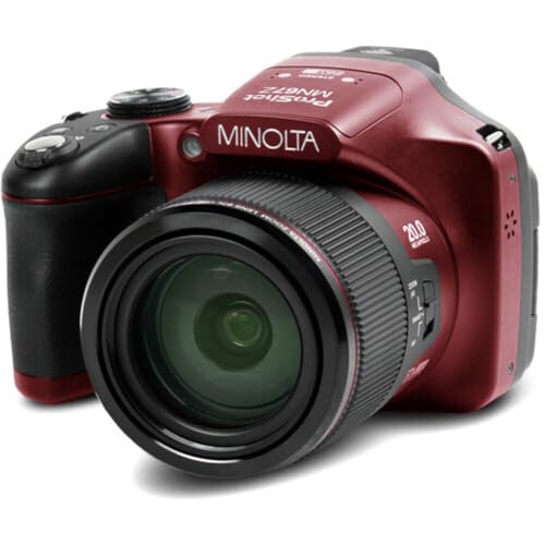 20MP Digital Camera with 67x Optical Zoom and 16GB SD Card W6496