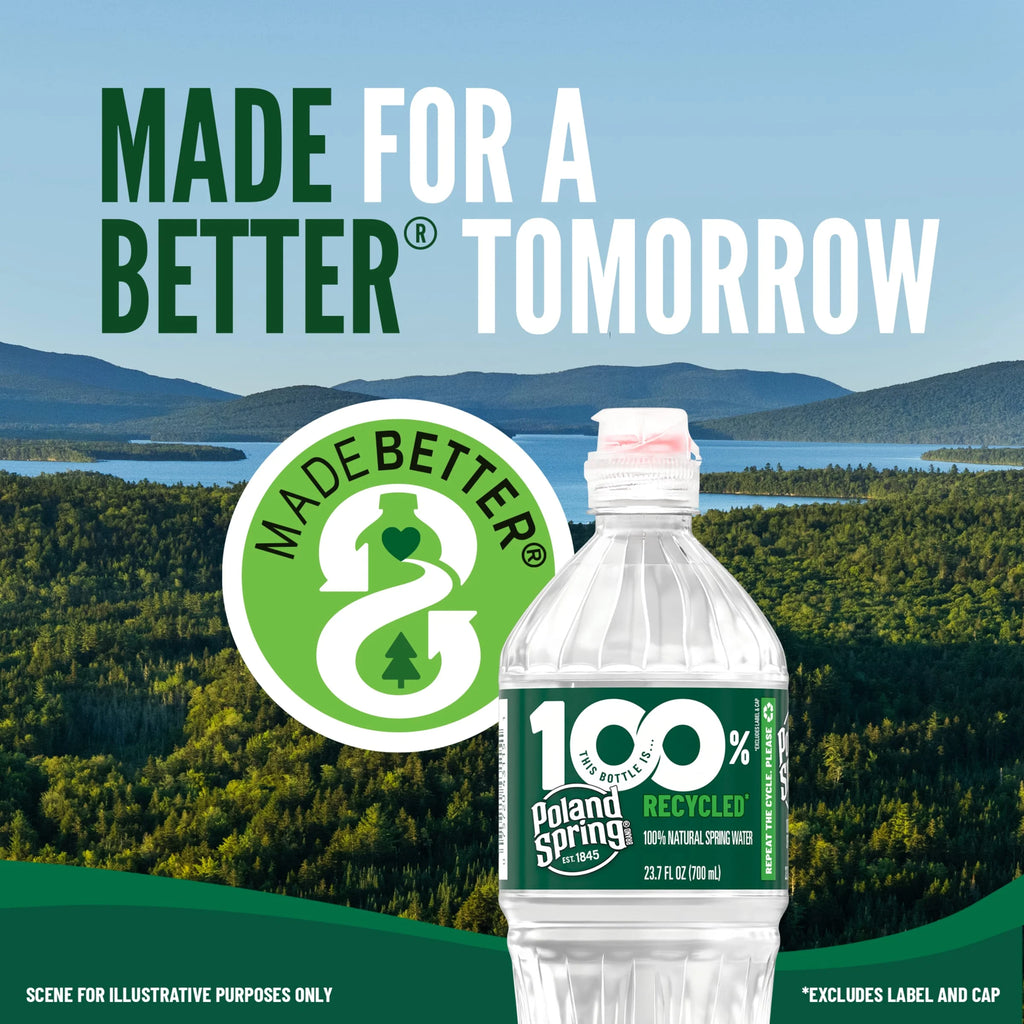 20 Ounce Natural Spring Water Plastic Bottles (Pack of 28) T1849