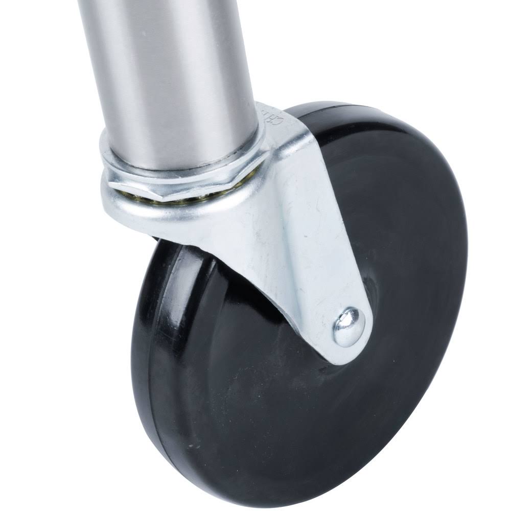 5x22 Food Table Stem Casters with Legs - 4/Set D569421
