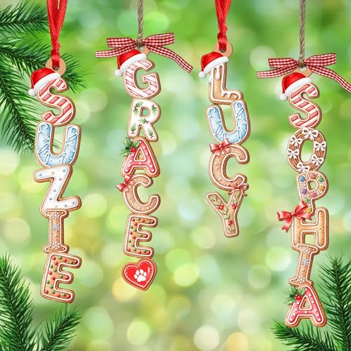 Wooden Christmas Tree Ornament J908