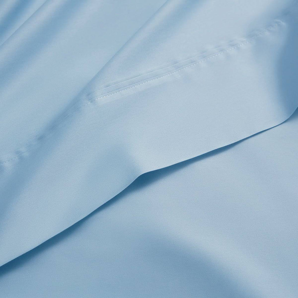 Queen Size Sateen Sheet Set in Slate Blue R732