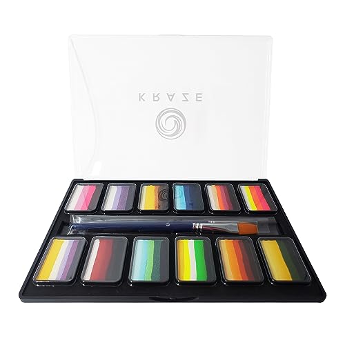Water Activated Hypoallergenic Face Paint Palette L7862