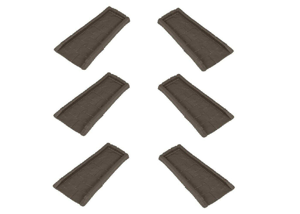 6 Pack Rain Gutter Downspout Splash BLOCK H984