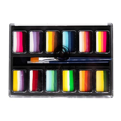Water Activated Hypoallergenic Face Paint Palette L7862