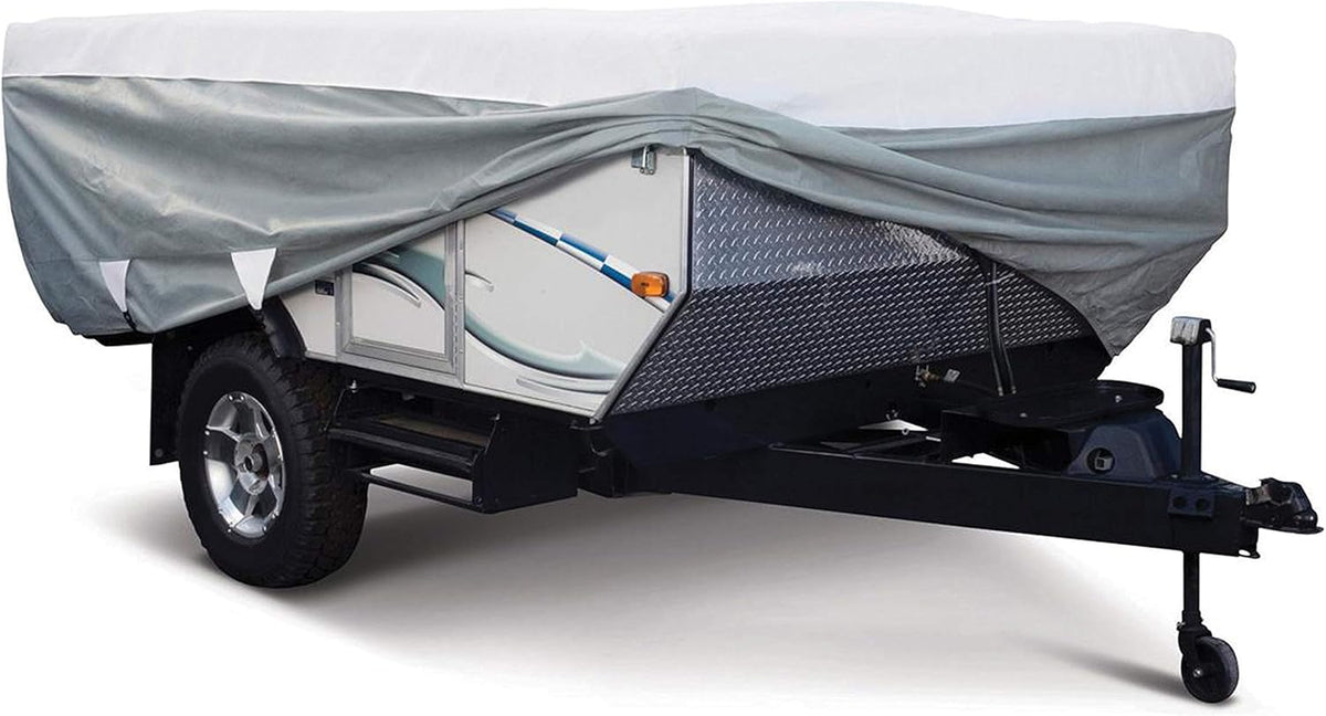 Grey Pop-Up Camper Trailer Cover E695