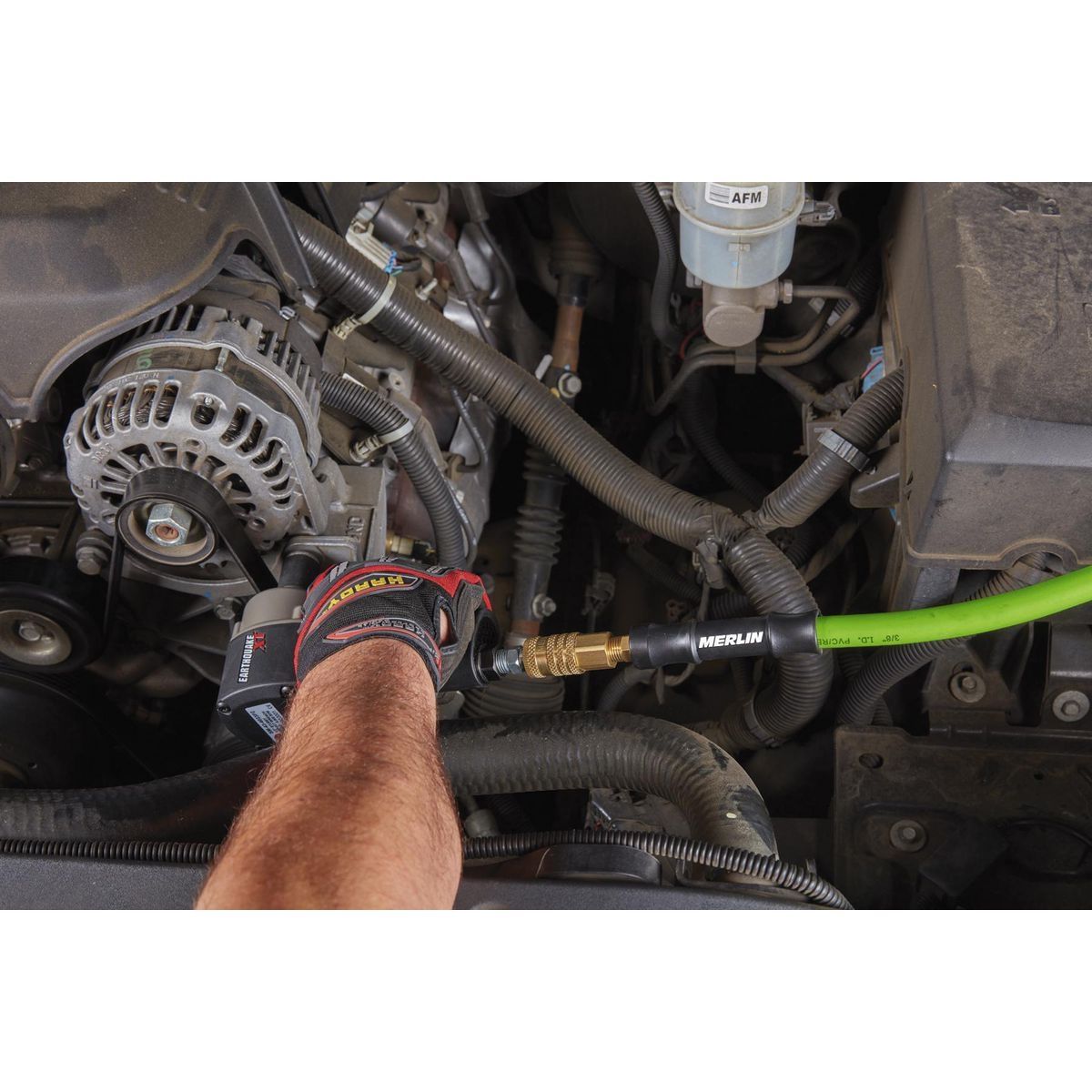 3/8 in. x 25 ft. PVC/Rubber Hybrid Air Hose F1712