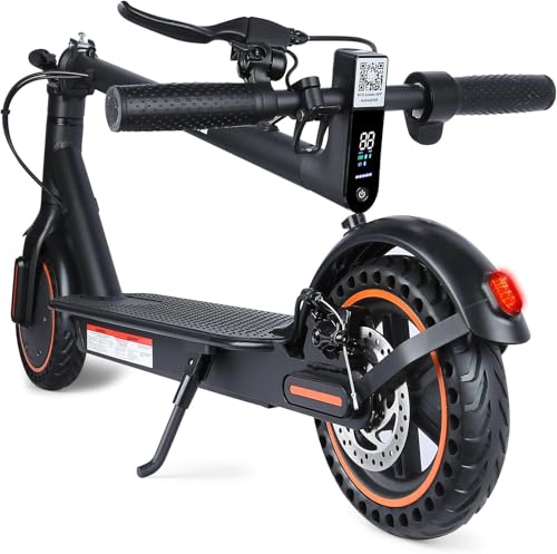 Electric Scooter with 8.5" Solid Tires, 500W Motor, 19MPH Max Speed J539967