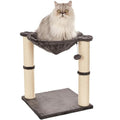 Cat Condo Tower with Hammock Bed and Scratching Post Y1711