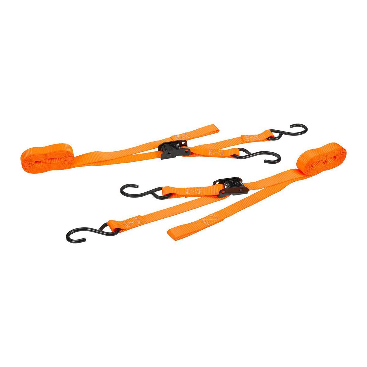 400 lb. Capacity 12 ft. x 1 in. Locking Tie-Downs 2-Pack V669