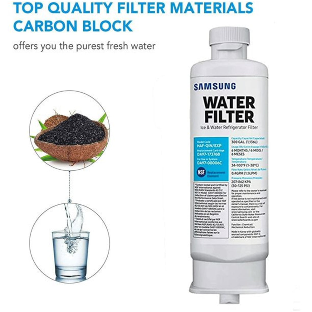 4-Pack Refrigerator Water Filter W334