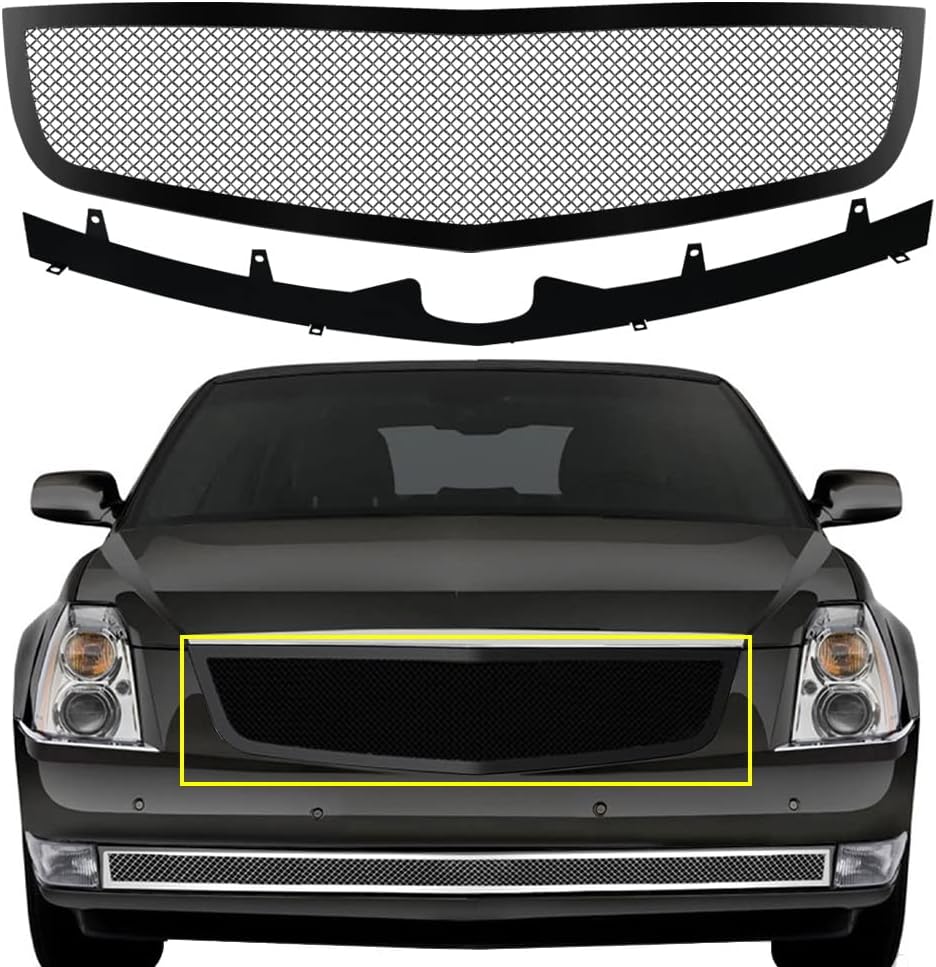 Stainless Steel Black Mesh Grille Insert V683