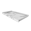 30x22 x 60x22 Single Threshold Shower Base Calacatta White Left I710