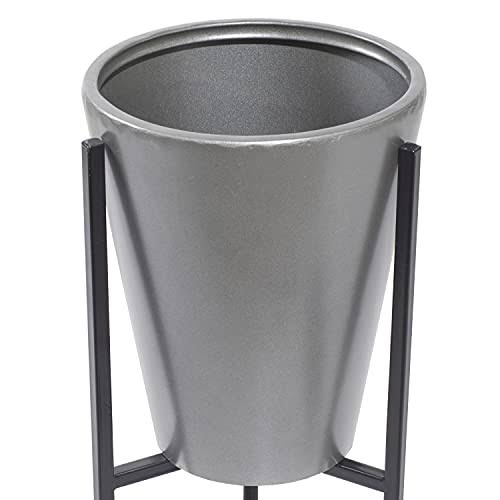 Iron Conical Planters with Stand Set of 3 U823