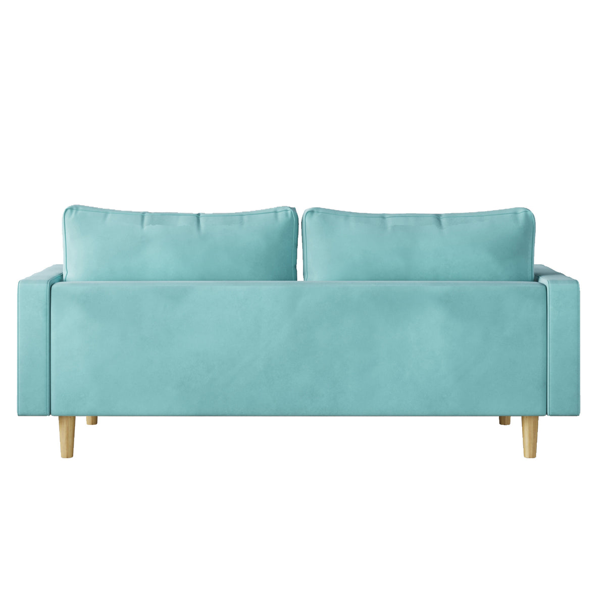 Modern Green Velvet Double Seat Sofa Y9281
