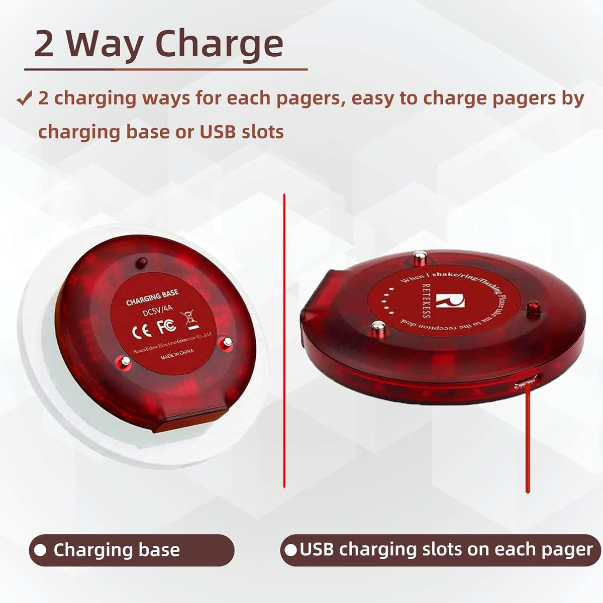 10 Food Pagers E538