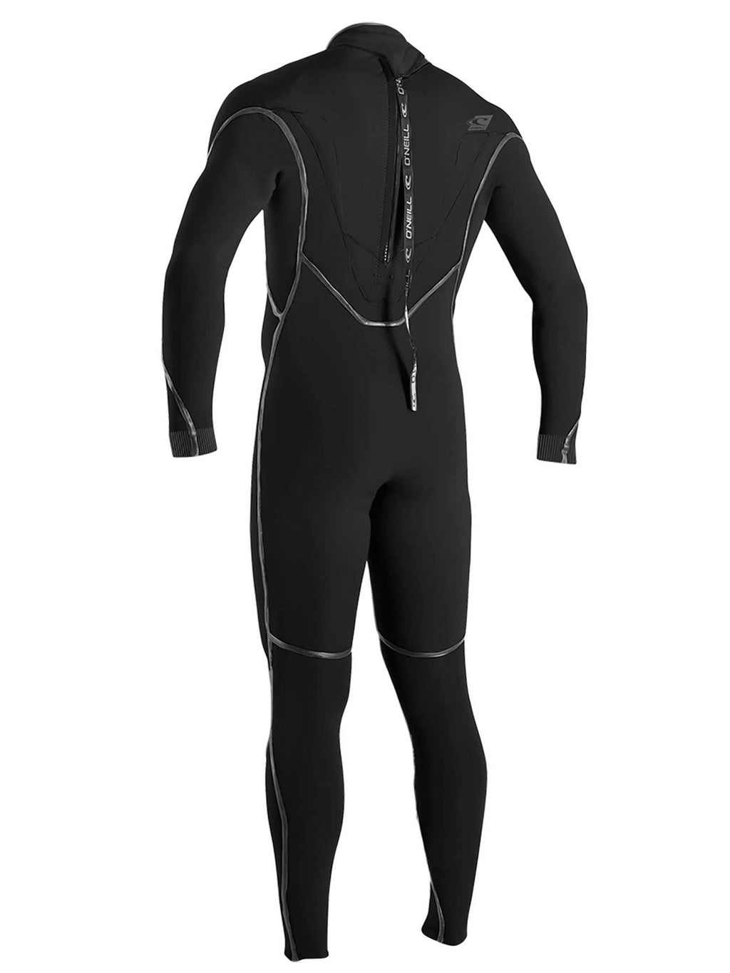 Black 4/3mm Back Zip Full Wetsuit Q920