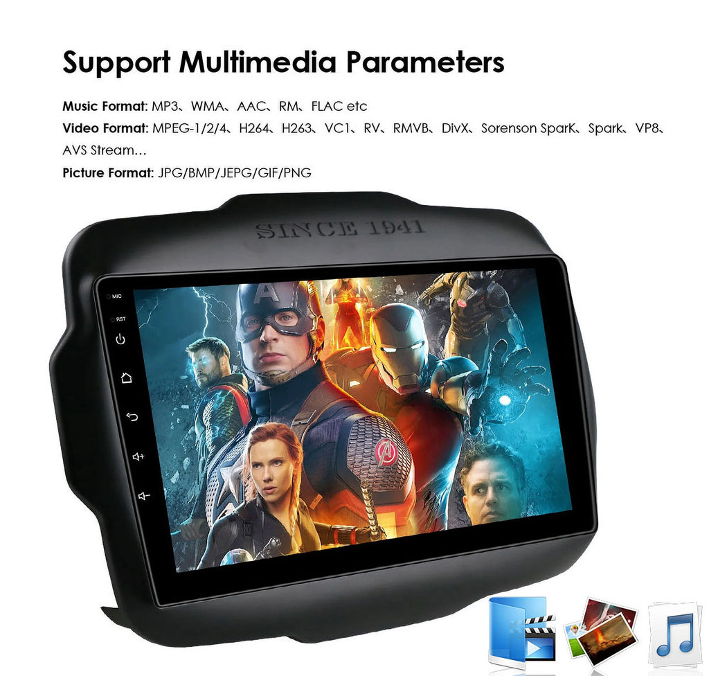 9" Android 12 GPS Navigation Car Radio Stereo Head Unit 2+32GB Carplay T97075