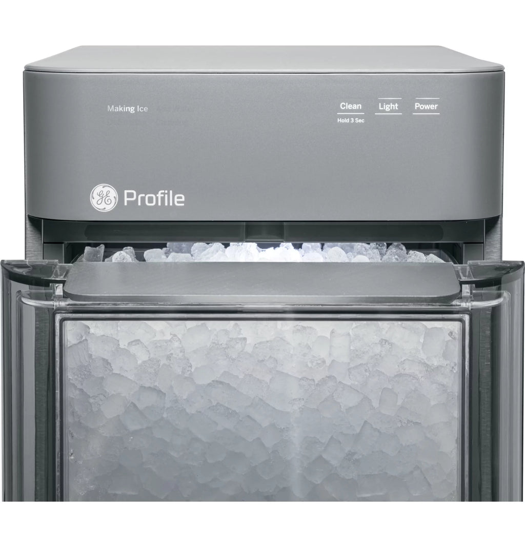 Black Stainless Countertop Nugget Ice Maker R516