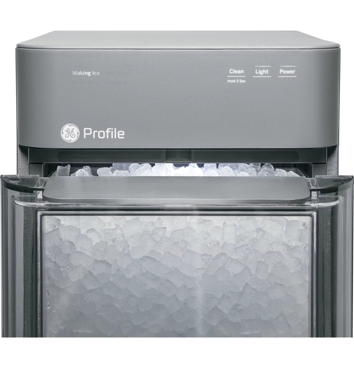 Black Stainless Countertop Nugget Ice Maker R516