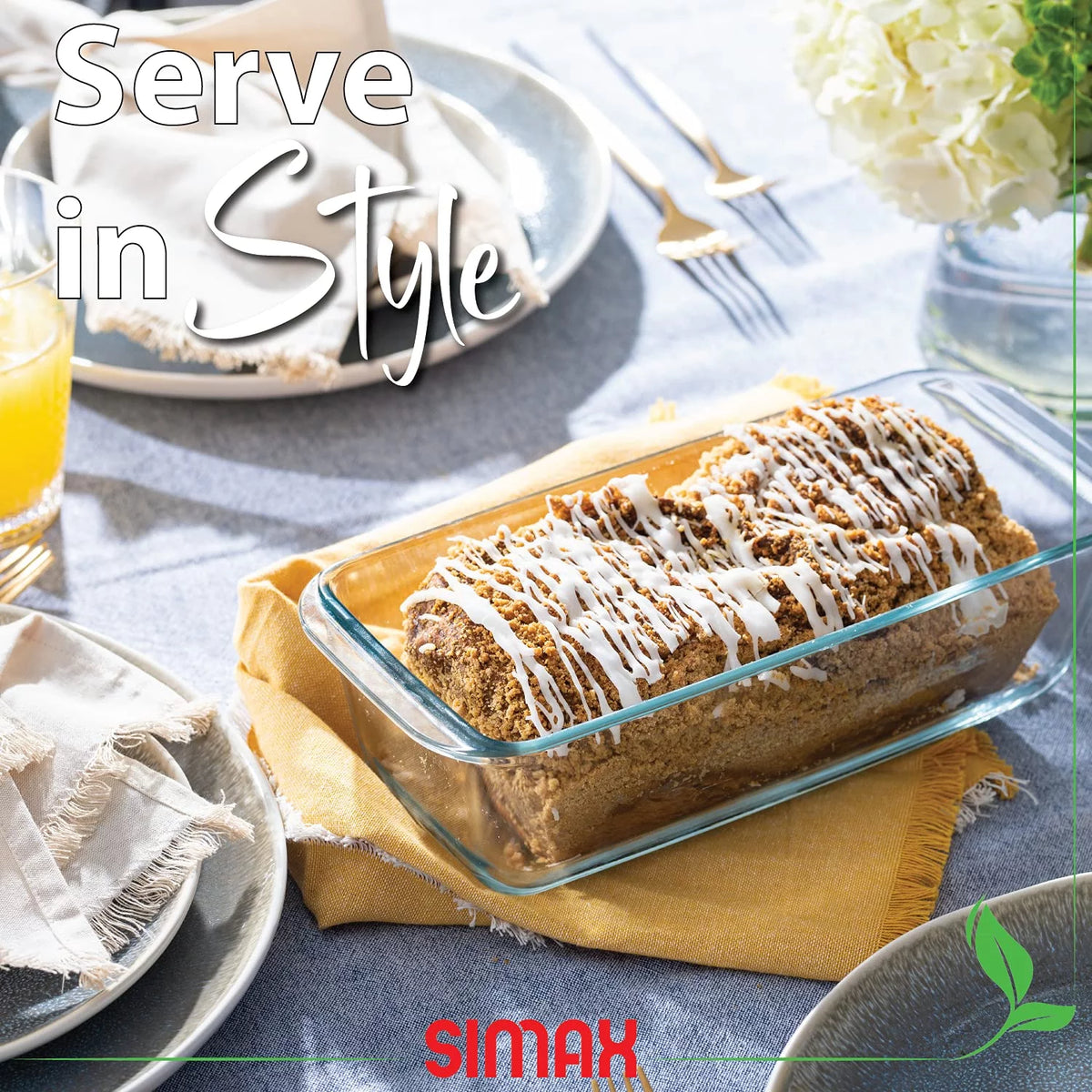 Borosilicate Glass Loaf Dish F5964